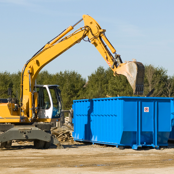 can i choose the location where the residential dumpster will be placed in Lake County